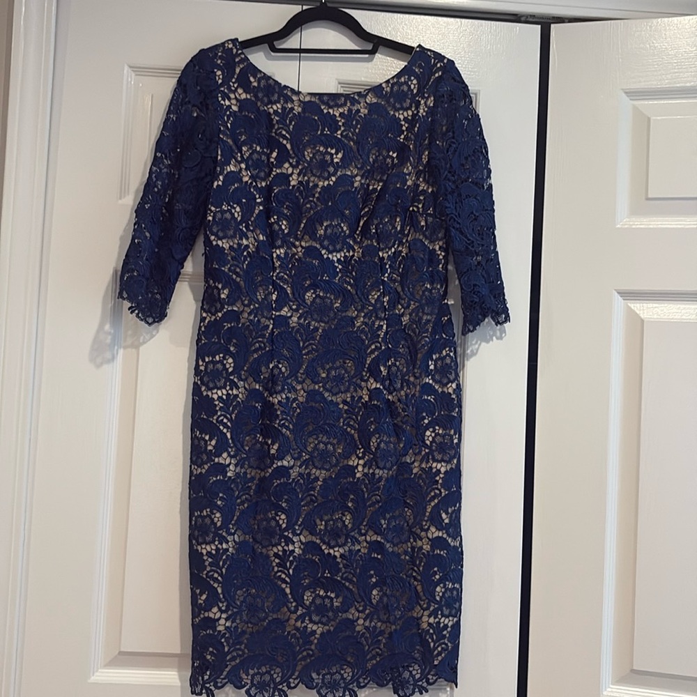 Beautiful Navy dress as seen in pictures